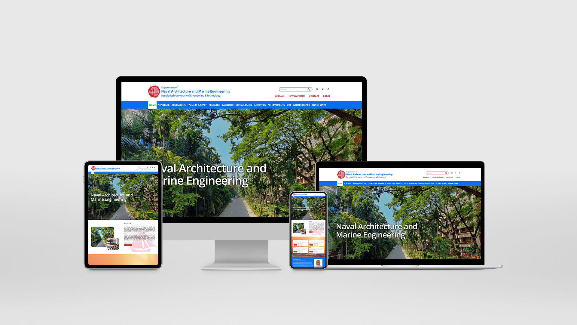 The-Department-of-Naval-Architecture-and-Marine-Engineering-NAME-website-development