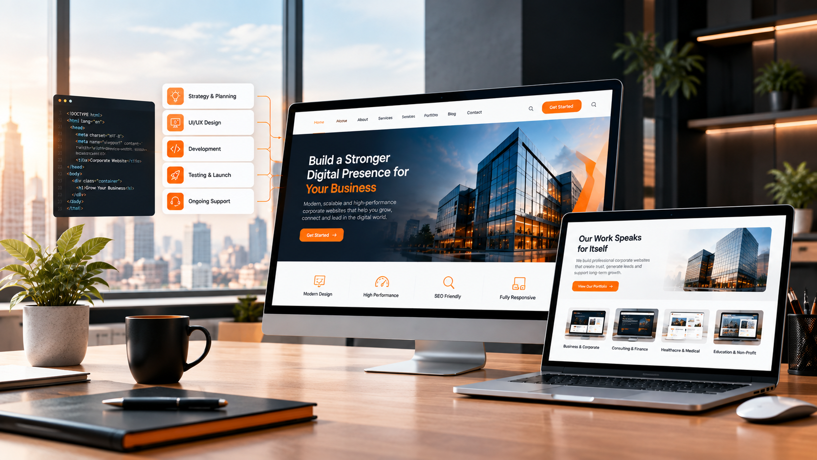 Corporate Website Development Company in Bangladesh | Roopokar